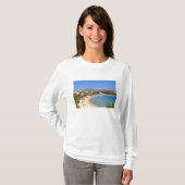 Griechenland, Paros Island, Krios Beach von oben T-Shirt (Vorne ganz)