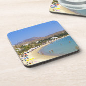 Griechenland, Paros Island, Krios Beach von oben Untersetzer (Linke Seite)