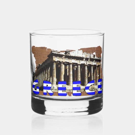 Griechenland Parthenon Acropolis Whiskyglas (Links)