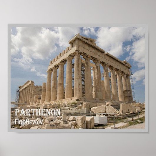 Griechenland - Parthenon Poster (Vorne)