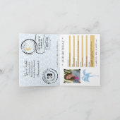 Griechenland Pass Geburtstagsreise vorhanden Einladung (Innenseite)