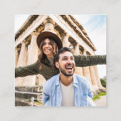 Griechenland Passport Wedding QR Begleitkarte (Rückseite)