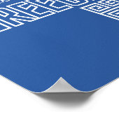 GRIECHENLAND-Plakat, kundenspezifisch Poster (Ecke)