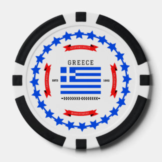 Griechenland Pokerchips
