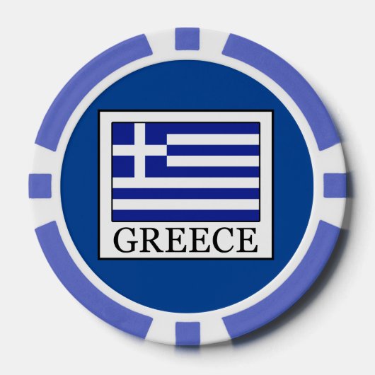 Griechenland Pokerchips (Vorderseite)