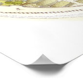 Griechenland. Polis Poster (Ecke)