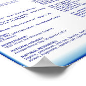 Griechenland Poster (Ecke)