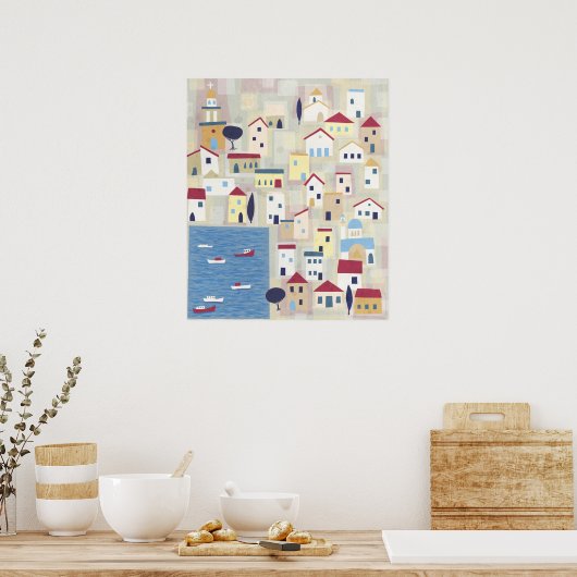 Griechenland Poster (Küche)