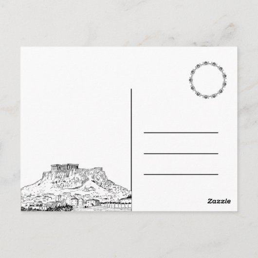 Griechenland Postkarte (Rückseite)