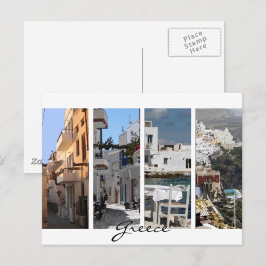 Griechenland Postkarte (Vorne/Hinten)