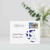 Griechenland Postkarte (Stehend Vorderseite)