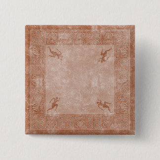 Griechenland-Quadratentwurf Button