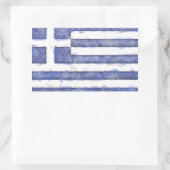 Griechenland Rechteckiger Aufkleber (Tasche)