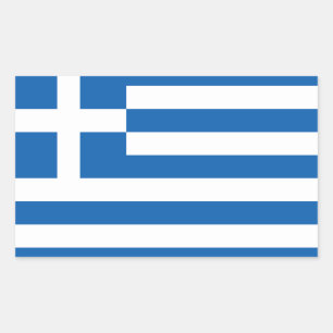 Griechenland Rechteckiger Aufkleber