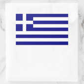 GRIECHENLAND RECHTECKIGER AUFKLEBER (Tasche)
