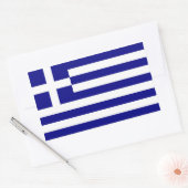 GRIECHENLAND RECHTECKIGER AUFKLEBER (Umschlag)