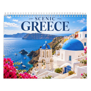 Griechenland Reise Kalender mit landschaftlichen H