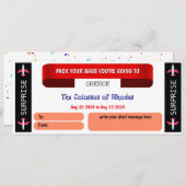 Griechenland Reisegutschein (Vorne/Hinten)