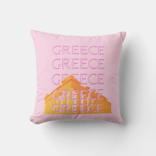 Griechenland, Reisekunst, Rosa Kissen