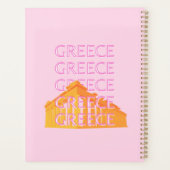 Griechenland, Reisekunst, Rosa Planer (Rückseite)