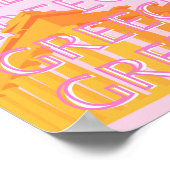 Griechenland, Reisekunst, Rosa Poster (Ecke)