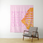 Griechenland, Reisekunst, Rosa Wandteppich (Beispiel)