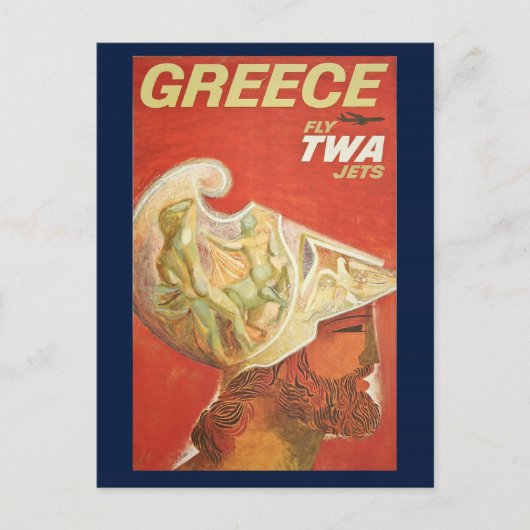 Griechenland Reisen Postkarte (Vorderseite)