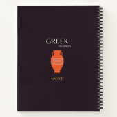Griechenland, Reisen, Preppy Notizblock (Rückseite)