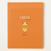 Griechenland, Reisen, Preppy, Orange Planer (Rückseite)