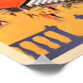 Griechenland Reiseplakat Poster (Ecke)