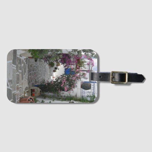 Griechenland Reiseziel Gepäckmarke Gepäckanhänger (Vorderseite (Horizontal))