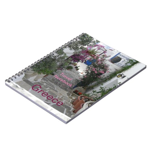 Griechenland Reiseziel Notebook Notizblock (Linke Seite)