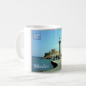 Griechenland - Rhodos - Kaffeetasse (Vorderseite Links)