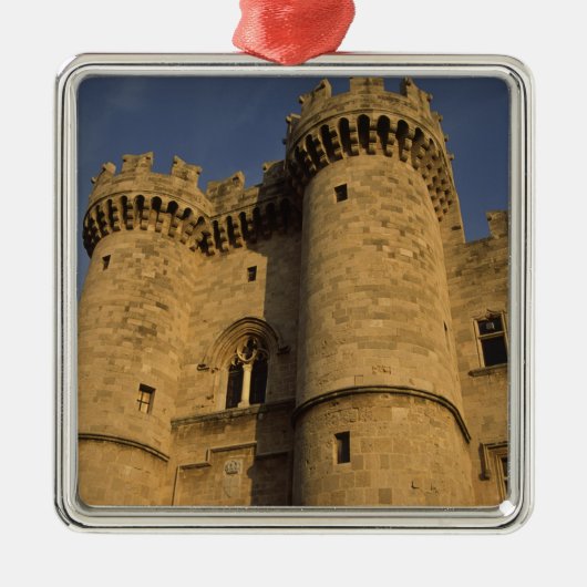 Griechenland, Rhodos Town. Aussicht auf den Palast Silbernes Ornament (Vorne)