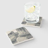 Griechenland, Ruinen der antiken Stadt Steinuntersetzer (Seitenansicht)