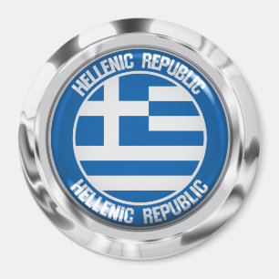 Griechenland-Runde Magnet