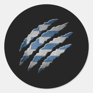 Griechenland Runder Aufkleber