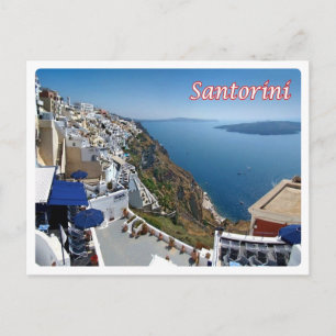 Griechenland - Santorin - Thera - Thira - Fira - Postkarte