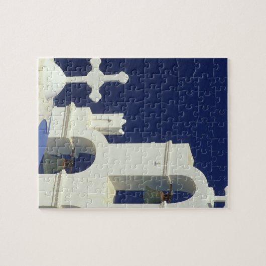 Griechenland, Santorini. Aussicht auf eine griechi Puzzle (Horizontal)