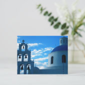 Griechenland Santorini Kirche Postkarte (Stehend Vorderseite)