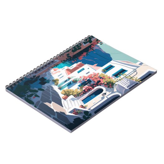 Griechenland Santorini Notizblock (Linke Seite)