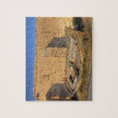 Griechenland, Santorini, Oia. Altes Fischerboot tr Puzzle (Vertikal)