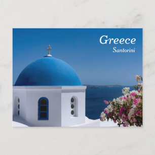 Griechenland, Santorini, Reise Postkarte