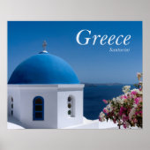 Griechenland Santorini Reisen Poster (Vorne)