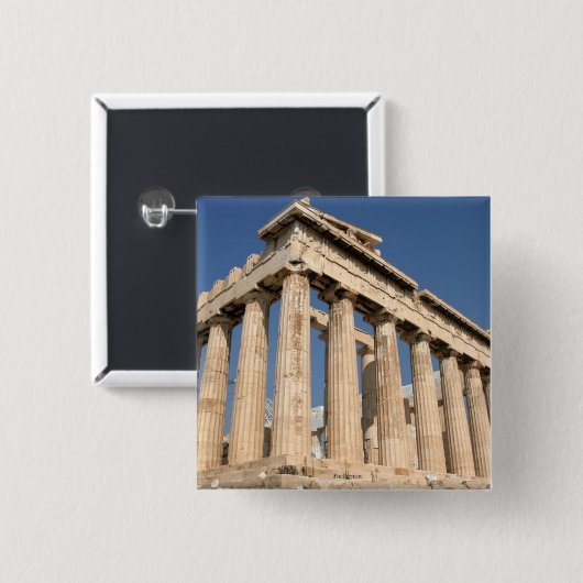 GRIECHENLAND: Schaltfläche Parthenon Button (Vorne & Hinten)