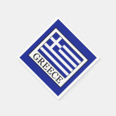 Griechenland Serviette (Ecke)