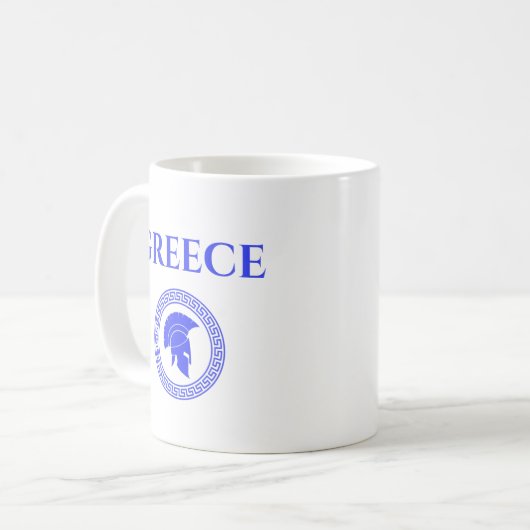 Griechenland Spartan Kaffeetasse (Vorderseite Links)