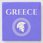 Griechenland Spartan Steinuntersetzer (Vorderseite)