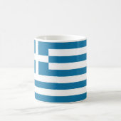 Griechenland-Staatsflagge Kaffeetasse (Mittel)