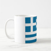 Griechenland-Staatsflagge Kaffeetasse (Links)